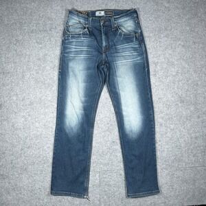Rock & Republic Denim Jeans Mens 30x32 Blue Relaxed Straight Y2K Designer